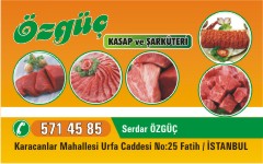 kasap kartvizitleri, özgüç kasap ve şarküteri