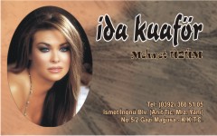 kuaför kartvizitleri, ida kuaför