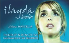 kuaför kartvizitleri, ilayda kuaför