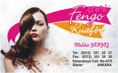 kuaför kartvizitleri, fengo kuaför