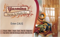 perde kartvizitleri, yasmina perde moda evi
