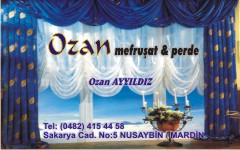 perde kartvizitleri, ozan perde evi