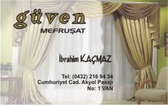 perde kartvizitleri, güven mefruşat