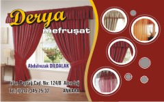 perde kartvizitleri, derya mefruşat