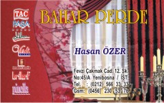 perde kartvizitleri, bahar perde