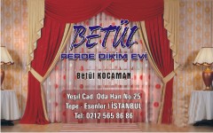 perde kartvizitleri, betül mefruşat