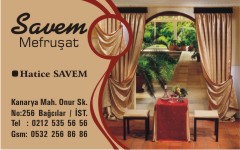 perde kartvizitleri, savem mefruşat
