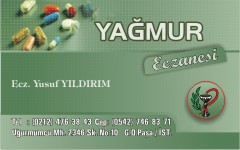 sağlık kartvizitleri, yağmur eczanesi