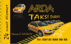 taksi kartvizitleri, arda taksi