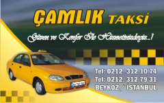 taksi kartvizitleri, çamlık taksi