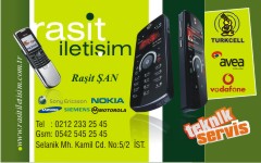 telekom kartvizitleri, rasit iletişim