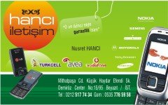 telekom kartvizitleri, hancı iletişim