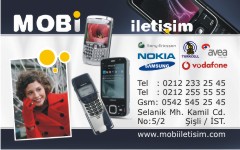 telekom kartvizitleri, mobi iletişim