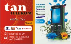 telekom kartvizitleri, tan telekom