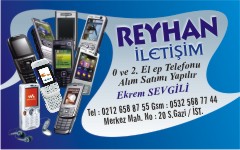 telekom kartvizitleri, reyhan iletişim