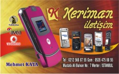 telekom kartvizitleri, keriman iletişim