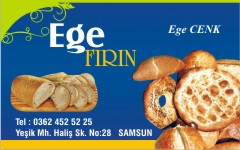 unlu mamülleri kartvizitleri, ege fırın