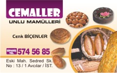 unlu mamülleri kartvizitleri, cemaller unlu mamülleri