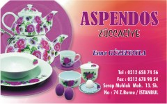 züccaciye kartvizitleri, aspendos züccaciye