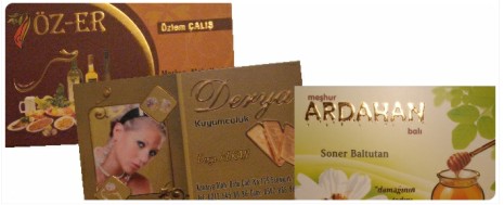 Çift yön - Altın yaldız baskı - (Arka tek renk)