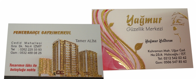 Tek yön - Altın yaldız baskı (Tuale Kağıt)