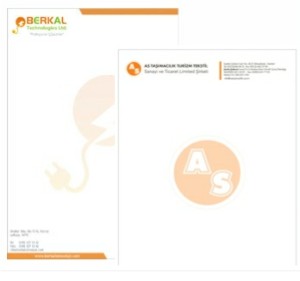 Renkli antetli kağıtlar