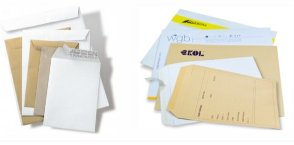 Başlıklı torba zarflar