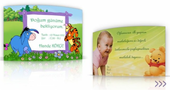 Yaşgünü davetiyeleri